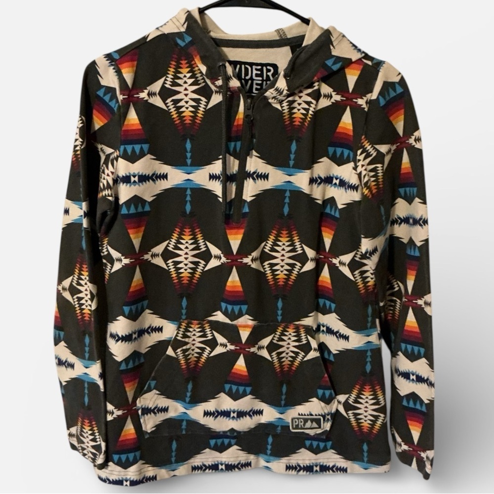 🌺PANHANDLE POWDER RIVER AZTEC PRINTED HOODIE - Picture 2 of 6